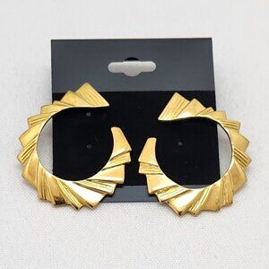 Galbani Gold Tone Earrings Made In U.S.A #702